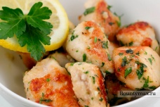 Куриное филе с чесноком и петрушкой