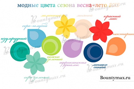 Модные цвета сезона весна-лето