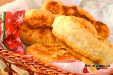 Пирожки с капустой жареные