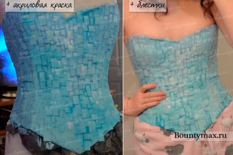 Как сшить взрослый костюм Эльзы из холодного сердца своими руками