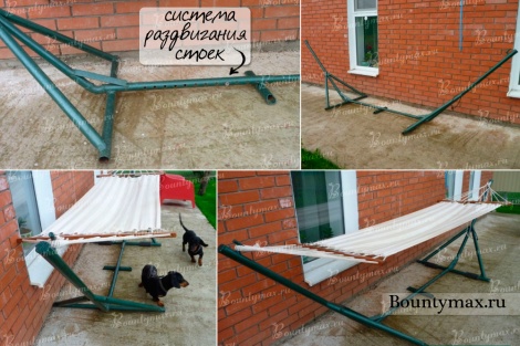Подставка для гамака своими руками из металла