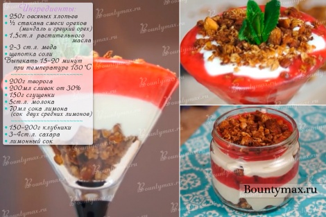 Клубничные мини чизкейки из творога в домашних условиях